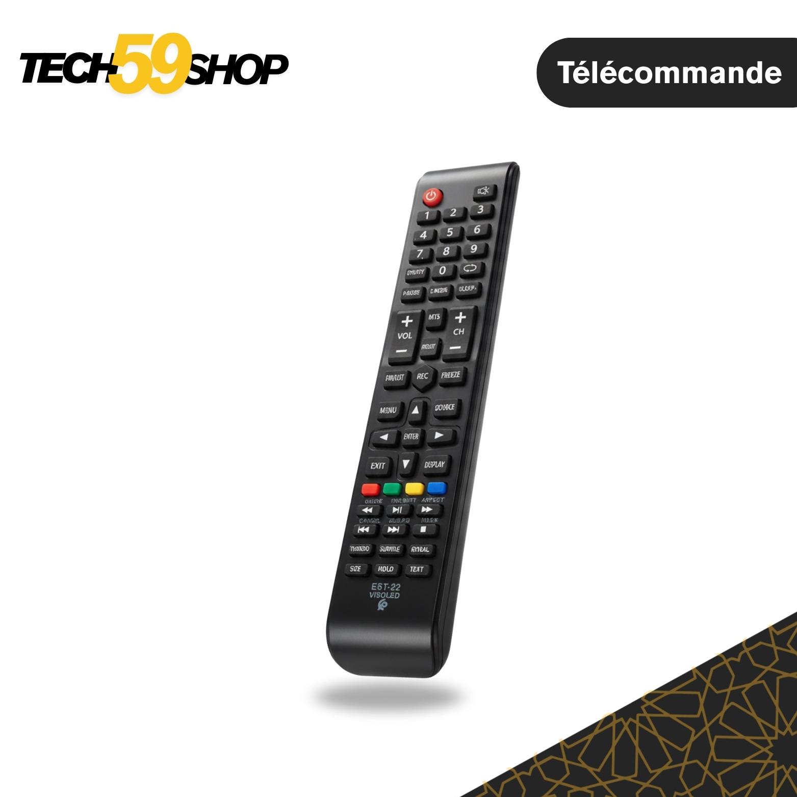 Télécommande TV de remplacement compatible (NOM DU PRODUIT)