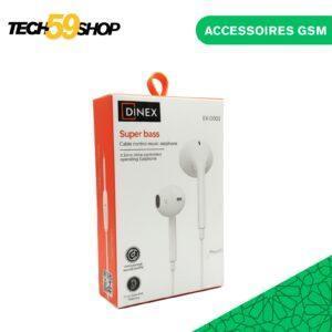 Dinex EX-D002 Super Bass | Écouteurs Filaire Jack 3.5mm