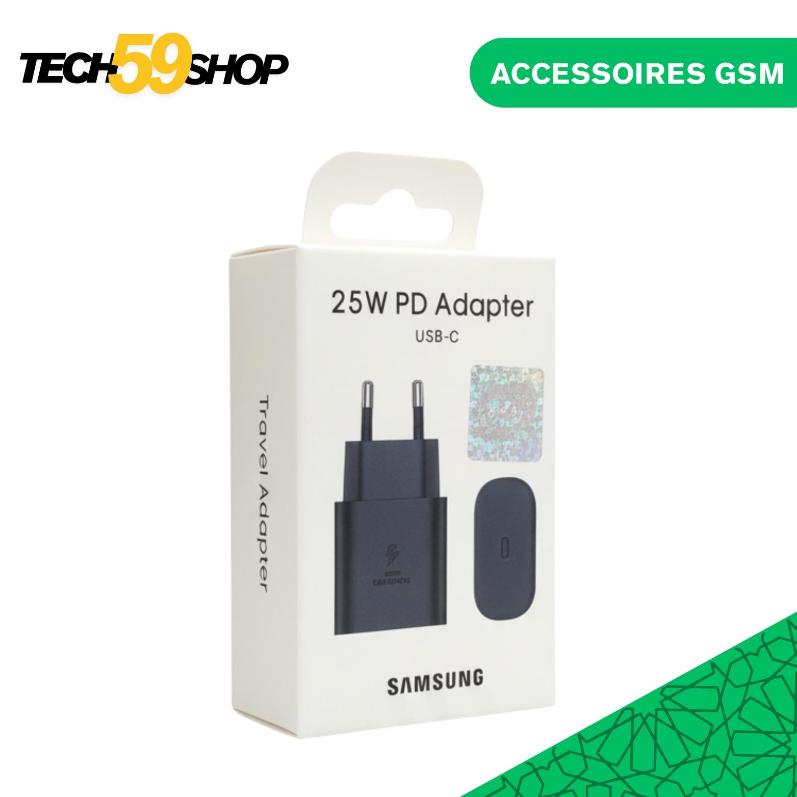 Chargeur Samsung 25W PD | Super Fast Charging | USB-C