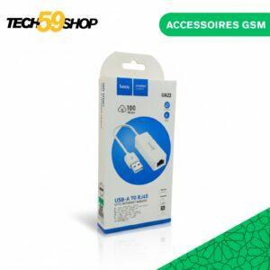 Hoco UA22 Adaptateur USB vers RJ45 Ethernet