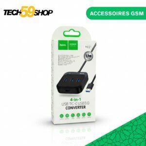 Hoco HB31 Hub 4-en-1 USB vers USB 3.0