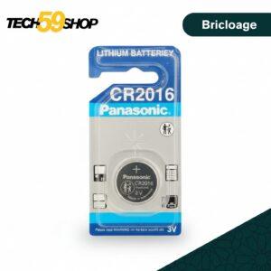 Pile Bouton Lithium Panasonic CR2016 3V