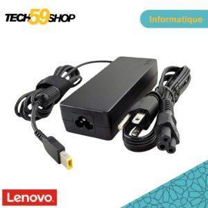 Chargeur Lenovo 65W | Adaptateur Secteur 20V 3.25A | Fiche Rectangulaire